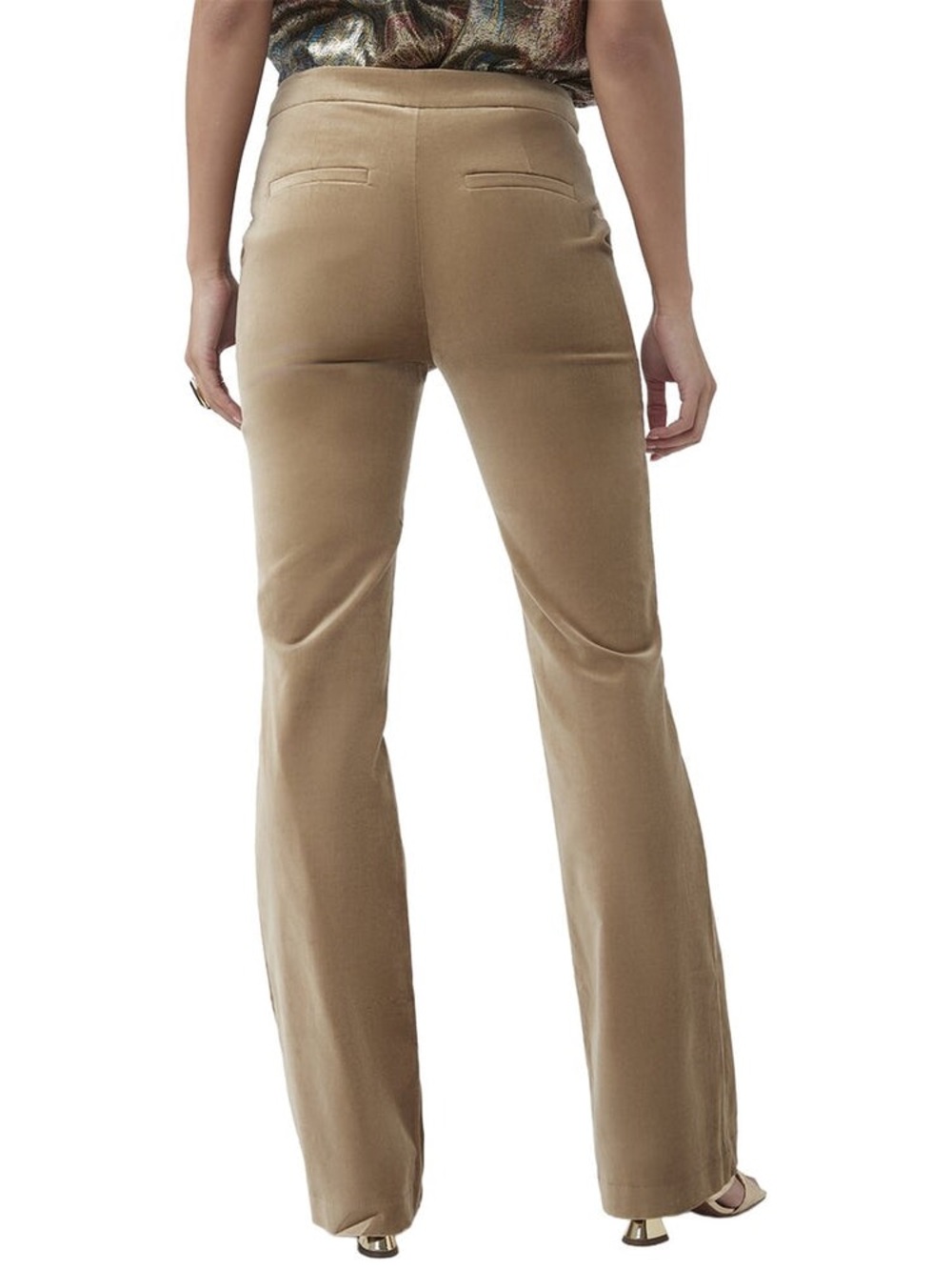 $278 Trina Turk Women’s Westport Gold Velvet Pants Trouser 8 NWT 2409503VL1